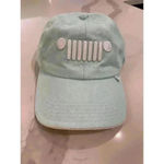 Jeep  Logo Headlight Off Road Women’s Hat Mint Green Adjustable Strap Photo 1