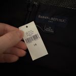 Banana Republic NWT  Novelty Pencil Skirt Size 14 Brown Birdseye Wool‎ Career Photo 4