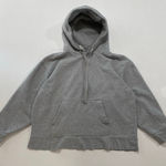Athleta Gray Fleece Hoodie Size XL Women’s Cozy Pullover Sweatshirt Photo 0