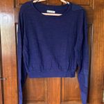 We The Free Free People 5 Star Pullover Sweatshirt Blue Vanguard Size XS Photo 3
