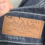 Do Denim Jeans Womens 8 Blue Pants Skinny Embroidered Low Rise‎ Retro 30x29 Photo 2