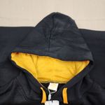 Magic Fashion Long Hoodie Black with Yellow Drawstrings Tunic Pocket Size M/L Size M Photo 4