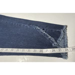 Lane Bryant Women's Plus Size 20R Skinny Jeans Blue Denim Dark Wash Fringe Photo 10