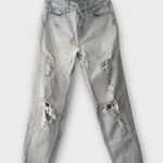 Wild Fable High Rise Distressed Light Wash Mom Jeans - Size 2 Photo 0