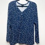 Justify Womens Floral Top 3X Lace Up Soft Stretch Casual Workwear Spring Photo 0