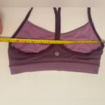 Lululemon Women’s Flow Y Nulu Purple Sports Bra Size 4 Photo 10