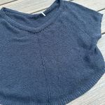 Free People Grey Chunky Knit Tee Size XS Photo 2