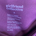 Girlfriend Collective Pocket Crop Leggings in Plum Burgundy W-473 Size S Photo 4
