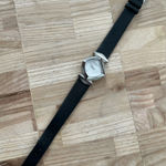 Wittnauer Longines Rare Genuine Diamonds Ladies Watch Uniquely Shaped Crystal Silver Photo 0