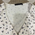 Brandy Melville ballerina tie front crop top Cottagecore Coco Floral Long Sleeve Photo 5