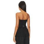 Free People  Between Us Tube Top in Black Medium Womens New strapless Tank Photo 1