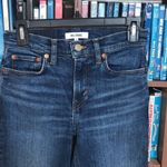 RE/DONE  70s Mid-Rise Stove-Pipe Royal Fade Jeans Sz 24 Photo 2
