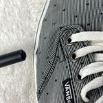 Vans Off The Wall Striped Polka Dot Shoes Womens 11 Black White Low Top Lace Up Photo 8