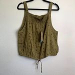 prAna NWT Little Palm Tie Cami in Sweet Grass Meadow Photo 2