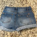 Wallflower Blue Distressed Jean Shorts Size 0 Photo 3