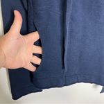 Lucky Brand navy blue 100% cotton jacket casual boho women’s size large buttons Photo 3