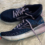 Brooks Women's Glycerin 20 - Dark Blue and Light Purple size 8.5 good condition Photo 0