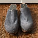 Candie's  Vintage Suede Wooden Clogs Size 7.5 Photo 1