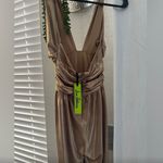 Sam Edelman Gold Jumpsuit NWT Photo 4