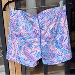 Lilly Pulitzer Lily Pulitzer LUXLETIC Biker Shorts Alligator print high rise workour later Photo 2