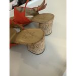 Naturalizer  Kaylee in Chili‎ Pepper Chunky Heels Size 8 Cork Covered Heels Photo 2