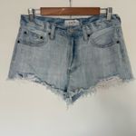 We The Free Free People Light Wash Denim Shorts Photo 1