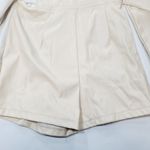 superdown Chantel Faux Leather Romper in Bone Small Photo 5