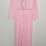 Vintage Jrs. by Barad Pink Long Nightgown Robe Long Overcoat Photo 1