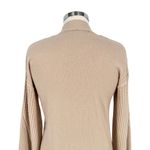 T Tahari  Open Front Cardigan Sweater With Wide Sleeves Beige Size Small Photo 5