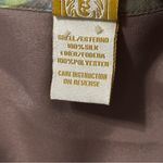 Herion Women’s Size 42 M Brown Blue Green Tear Drop Geo Print Silk Chiffon Dress Size M Photo 6