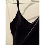 Athleta Women’s Elation V-Neck Velvet Crop Top Cup A-C In Black Size S Small Photo 1