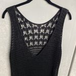 ZARA FRINGED CROCHETED DRESS OPEN BACK Size Medium (See Description) Photo 5