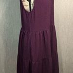 Nine Britton NWT Rich Purple Midi Dress Size Large Photo 3