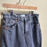 ZARA  size 6 baggy black denim jeans Photo 2