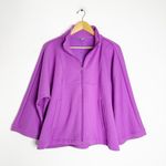 Talbots T by AirKnit Stretch Dolman Sleeve Jacket Purple Size XL NWOT Photo 1