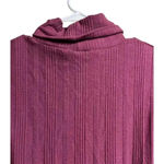 ASOS Design Column Ribbed Sleeveless Turtleneck Maxi Dress Burgundy 10 Photo 6