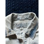 Maurice's Women's Denim Jacket Blue Long Sleeve Button Up Collared Pockets Size S Photo 4