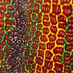 NWT Ohema Ohene Dee Print Clash High Waisted Trousers Colorful Animal Size US 4 Pink Photo 12