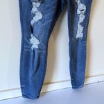 Judy Blue  Skinny Fit Jeans 14W Stretch Distressed  Mid Rise Denim Photo 4