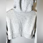 Free People  Movement Gray Where I'm At‎ Cropped Hoodie Size XS Photo 3