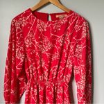 Flying Tomato , Women's, Mid-Dress, Long-Sleeved, Size XS, Color Red and Tan Photo 3