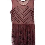 Free People  Embellished Beaded Slip Dress Small Photo 0