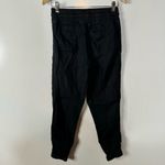 Athleta  Black Cabo Linen Joggers Size 0 Photo 3