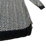 Armani Exchange AE Black White Shift Dress Long Sleeve Soft Size XS Women's Photo 8