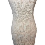 Ark & Co. Ecru Lace Dress With Nude Lining Women’s Size Small Photo 1