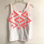 We The Free Free People neon tangerine stitch cotton tank top XS Photo 1