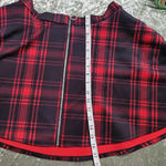Hot Topic  Red Plaid O-Ring Skater Skirt Photo 4