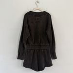 Free People Movement Intercept Washed Black Romper Size XS Photo 4