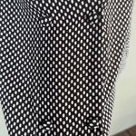 Who What Wear  Black and White Polka Dot Blouse Photo 3