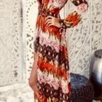 Luxxel NWOT  sheer romper with maxi overlay. Sz S Photo 0